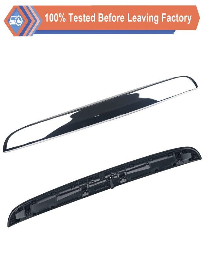 ZONFANT Chrome Rear Trunk Hatch Handle with Lamp, Tailgate Trim Lid Trunk Liftgate Pull Handle Compatible with BMW Mini Vehicle 2005-2015 Cooper R56 R57 Series, Replace #51132753603 - Backhatch Release Handle - Image 5